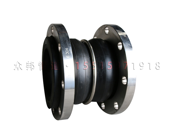 不(bú)鏽鋼法蘭雙(shuāng)球限位橡膠接頭 不鏽鋼法蘭(lán)雙球限位橡膠接頭